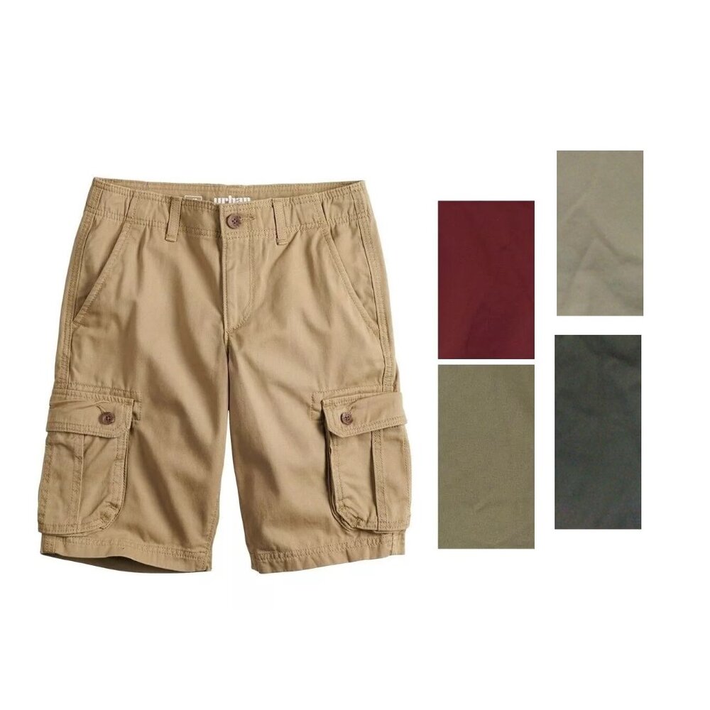 Boys Shorts Urban Pipeline Max Wear Cargo Twill Adjustable size 10, 12, 16 NEW